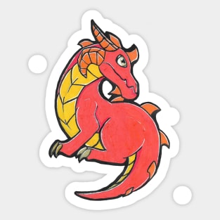 Chunky Dragon Sticker